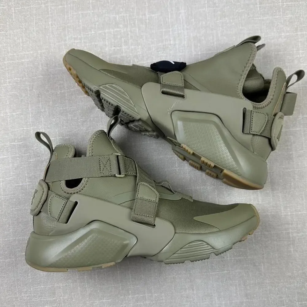 2017 Nike Air Huarache City "Olive" Women 10 - Picture 4 of 7
